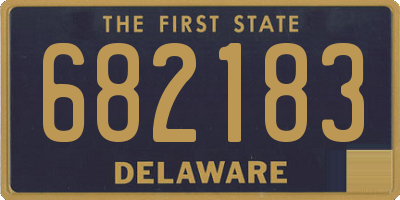 DE license plate 682183