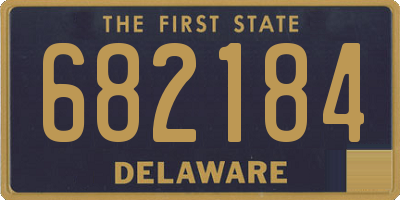DE license plate 682184