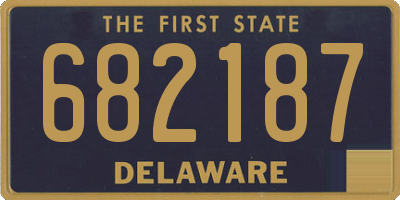 DE license plate 682187