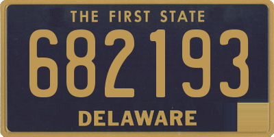 DE license plate 682193