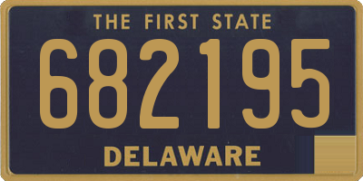 DE license plate 682195