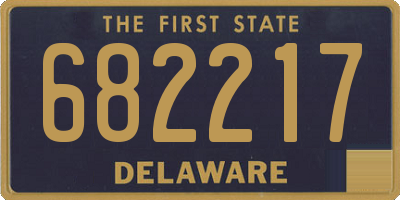 DE license plate 682217