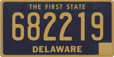 DE license plate 682219