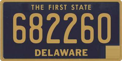 DE license plate 682260