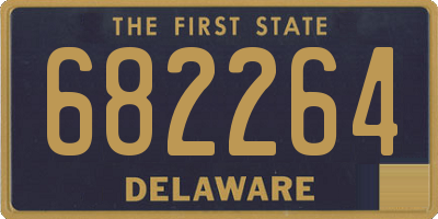 DE license plate 682264