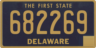 DE license plate 682269