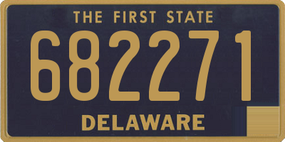 DE license plate 682271