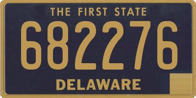 DE license plate 682276