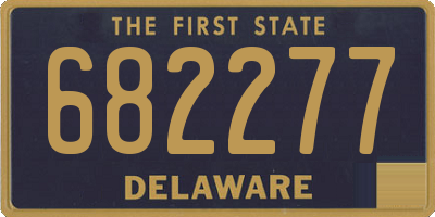 DE license plate 682277