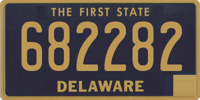 DE license plate 682282