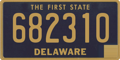 DE license plate 682310