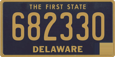 DE license plate 682330