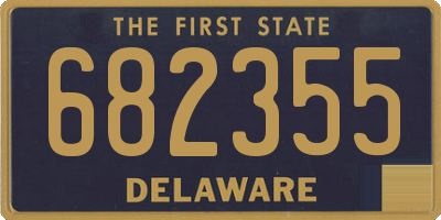 DE license plate 682355