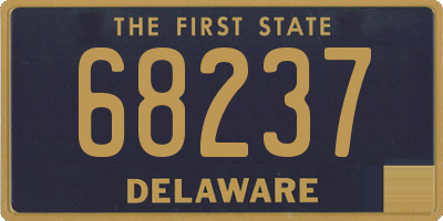 DE license plate 68237