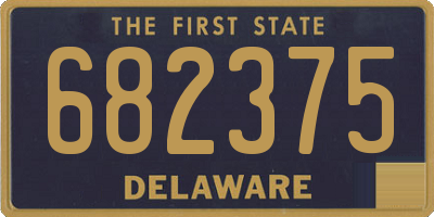DE license plate 682375