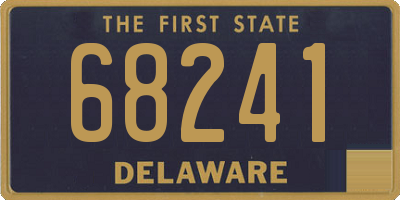 DE license plate 68241