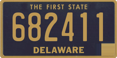 DE license plate 682411