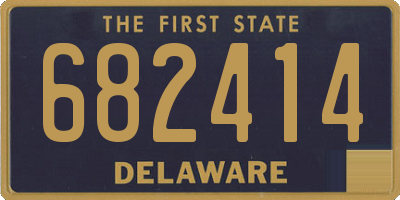 DE license plate 682414