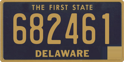 DE license plate 682461