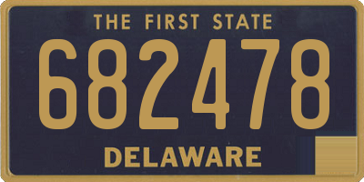 DE license plate 682478