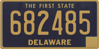 DE license plate 682485