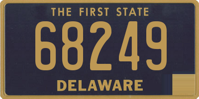 DE license plate 68249