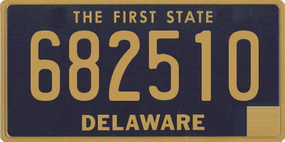 DE license plate 682510