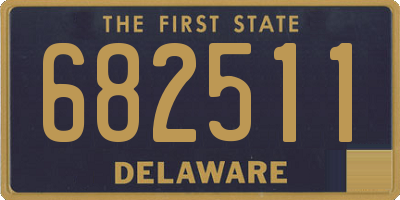 DE license plate 682511