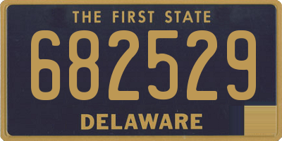DE license plate 682529