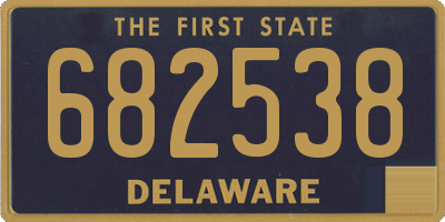 DE license plate 682538