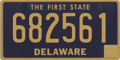 DE license plate 682561
