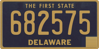 DE license plate 682575