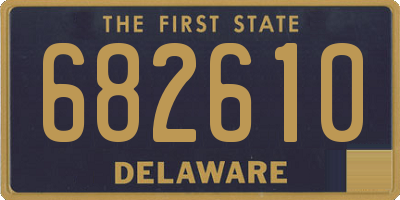 DE license plate 682610
