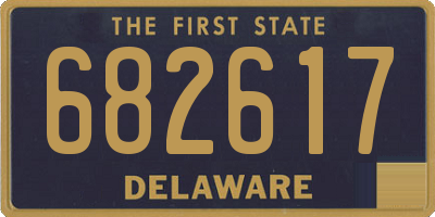 DE license plate 682617