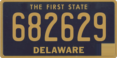 DE license plate 682629