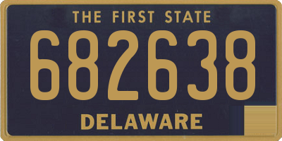 DE license plate 682638