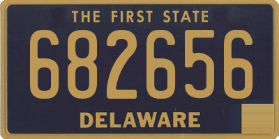 DE license plate 682656