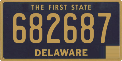 DE license plate 682687