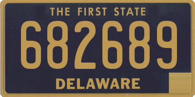 DE license plate 682689