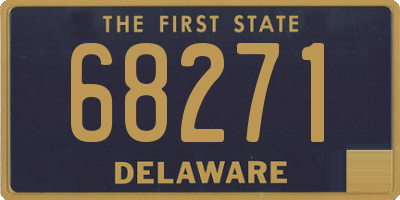 DE license plate 68271