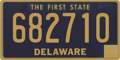 DE license plate 682710