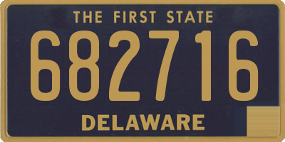 DE license plate 682716