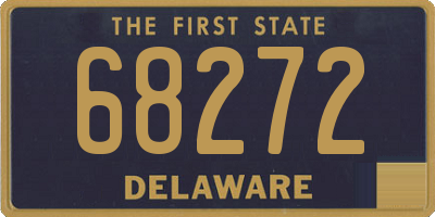 DE license plate 68272
