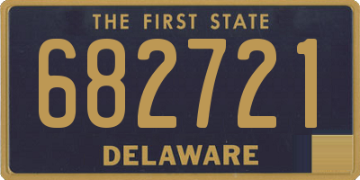 DE license plate 682721