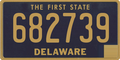 DE license plate 682739