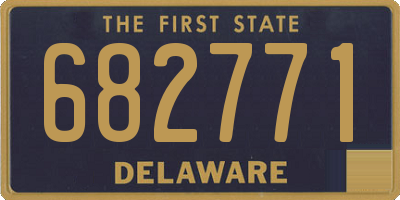 DE license plate 682771