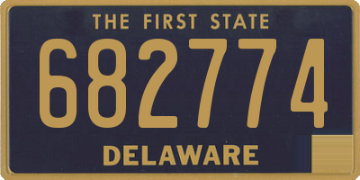 DE license plate 682774