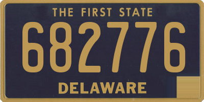 DE license plate 682776