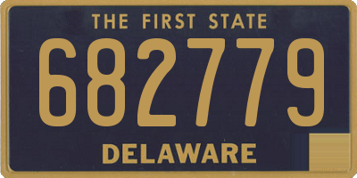DE license plate 682779
