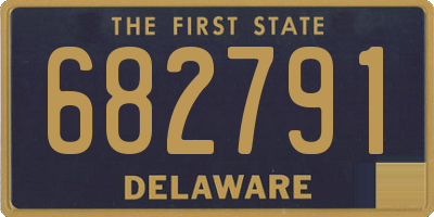 DE license plate 682791